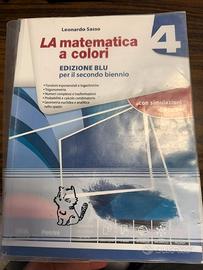 La matematica a colori. Ediz. blu. Vol 4