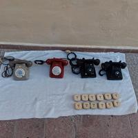 Telefoni fissi D'epoca di vari colori