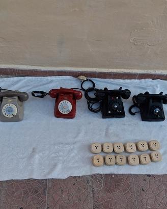 Telefoni fissi D'epoca di vari colori