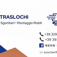 BEEN Traslochi o Sgomberi o Montaggio Mobili