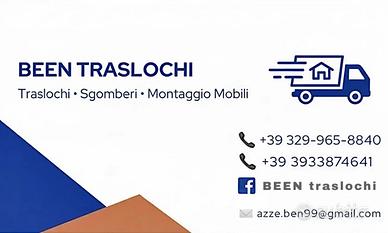 BEEN Traslochi o Sgomberi o Montaggio Mobili