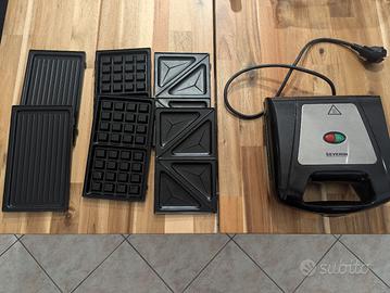 Severin Sandwich toaster piastre grille e waffle