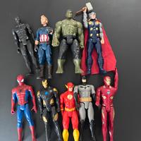 Action figures super eroi