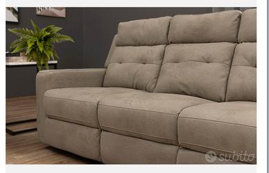 divano tre posti reclinabile 