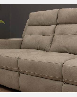 divano tre posti reclinabile 