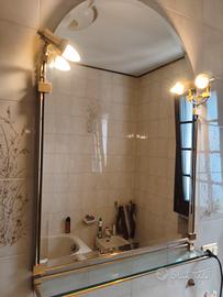 specchio in ottone 
