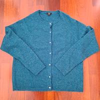 Cardigan con bottoni argentati strass Iwie - tagli