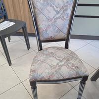 sedia in legno tessuto gobelin 