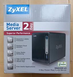 NAS ZYXEL MEDIA SERVER NSA 325 v2 SATA II