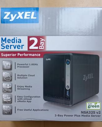 NAS ZYXEL MEDIA SERVER NSA 325 v2 SATA II