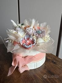 Bouquet fiori in cera di soia