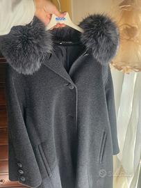 Cappotto con pelliccia taglia 44