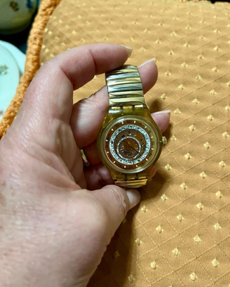 SWATCHrarita'OROLOGIO"SERTImisterieux"GOLDtone'90