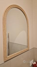 specchio moderno cornice in Travertino 