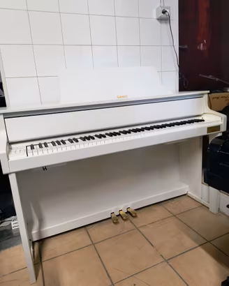 Pianoforte ibrido Casio GP310 bianco con trasporto