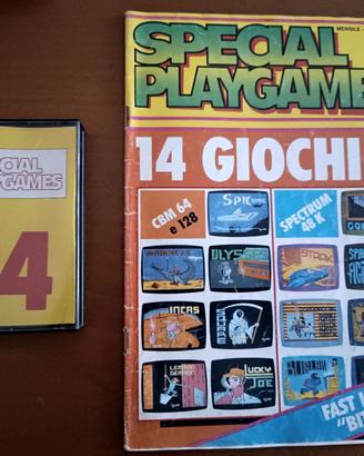Rivista Special Playgames 14 con giochi C64 e ZX
