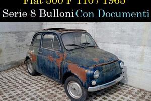 Fiat 500 8 Bulloni LA + RARA