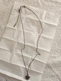 collana argento  Saint Laurent nuova 