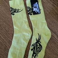 Calze Orgvsm Tribal Rose Socks Fluo Version