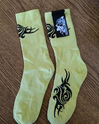 Calze Orgvsm Tribal Rose Socks Fluo Version