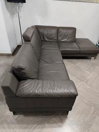 divano in vera pelle