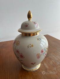 Vaso e coperchio Ginger Jar Porcellana di Baviera