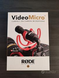 Microfono RØDE VideoMicro Nuovo