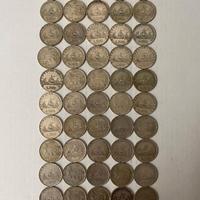 Lotto 200 Monete Caravelle altre 500 Lire Argento