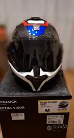 Casco modulare in carbonio