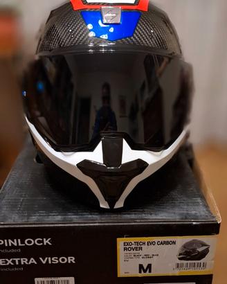 Casco modulare in carbonio