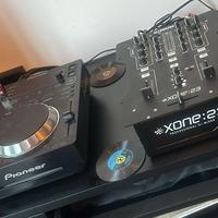 Mixer xone23 + cdj 350