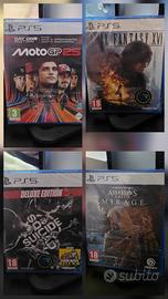 Lotto 4 Giochi PS5 Nuovi e Sigillati