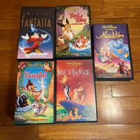 VHS Disney Prime Edizioni 1991–1995 lotto