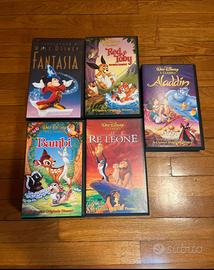 VHS Disney Prime Edizioni 1991–1995 lotto