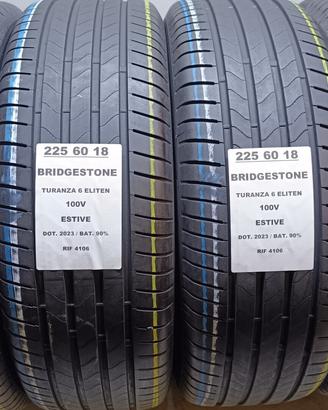 4 GOMME 225 60 18 BRIDGESTONE RIF4106