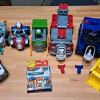 7 Veicoli e Personaggi Paw Patrol + Carte Gioco