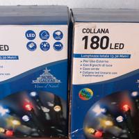collana led chiara o multicolor