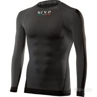 Six2 Maglia girocollo lunghe SIXS Carbon Underwear