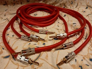 Cavi di potenza per diffusori 1,5 MT 8mmq bfa