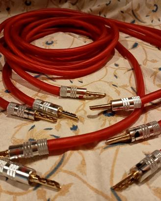 Cavi di potenza per diffusori 1,5 MT 8mmq bfa