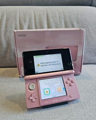 Nintendo 3DS Rosa Coral Bundle  Completo