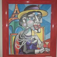 Elena Khmeleva - Coco Chanel . olio su tela