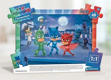 Puzzle Clementoni SuperColor Maxi PJ Masks 60pezzi