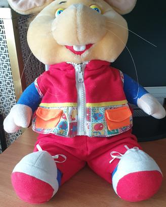 PELUCHE TOPO GIGIO  PARLANTE , ANNI 90 