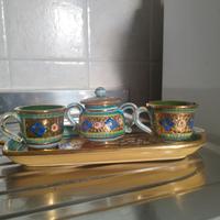 Set caffè Ceramiche d'arte Sambuco