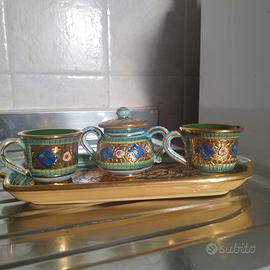 Set caffè Ceramiche d'arte Sambuco