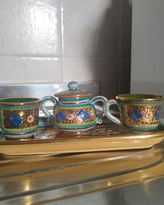 Set caffè Ceramiche d'arte Sambuco