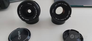 Canon FD 28mm F2.8 e Canon FD 50mm F1.8