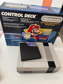 Nintendo NES + 9 Giochi Originali Scatola Inclusa