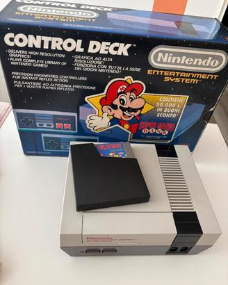 Nintendo NES + 9 Giochi Originali Scatola Inclusa